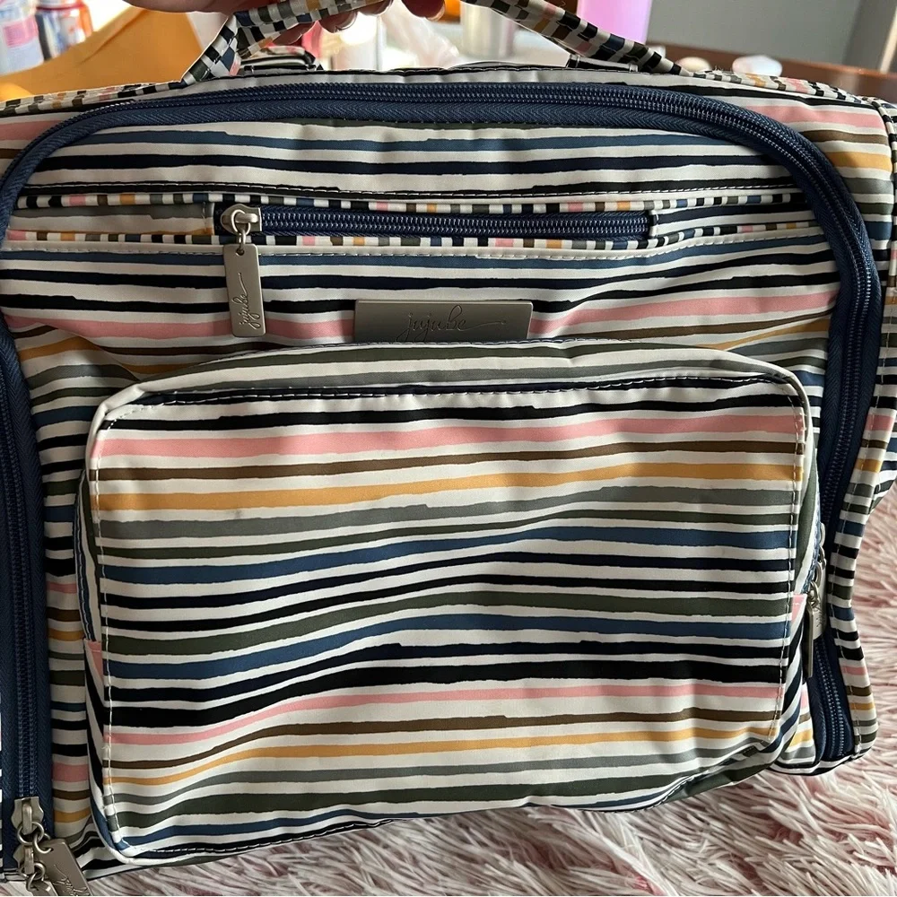 Ju-Ju-Be Striped Multi-Color Baby Bag